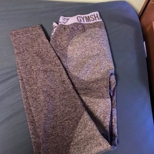 Gymshark Flex Leggings in Rich Purple Marl